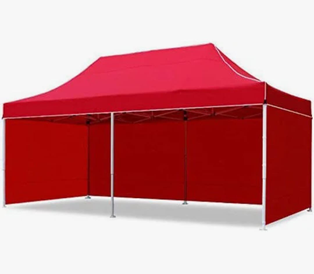Red Heavy-Duty Event Canopy Tent
