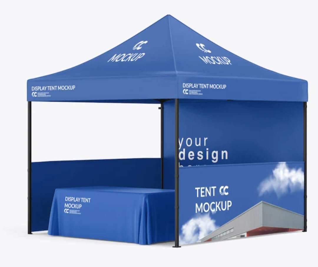 Blue Custom Printed Promotion Canopy