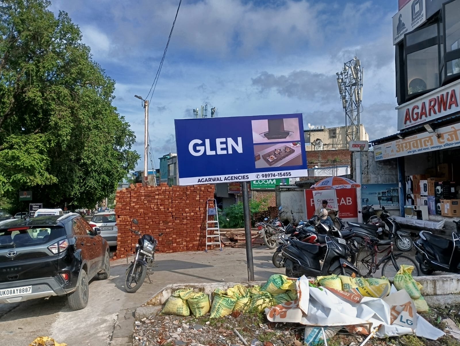 GLEN Agarwal Agencies Roadside Billboard
