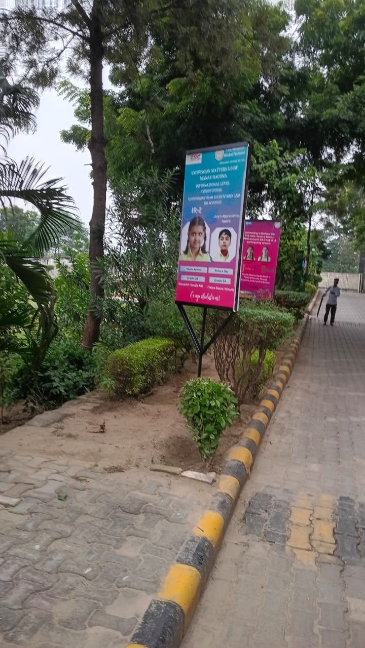 Manav Rachna / DPS Expression Matters Sign
