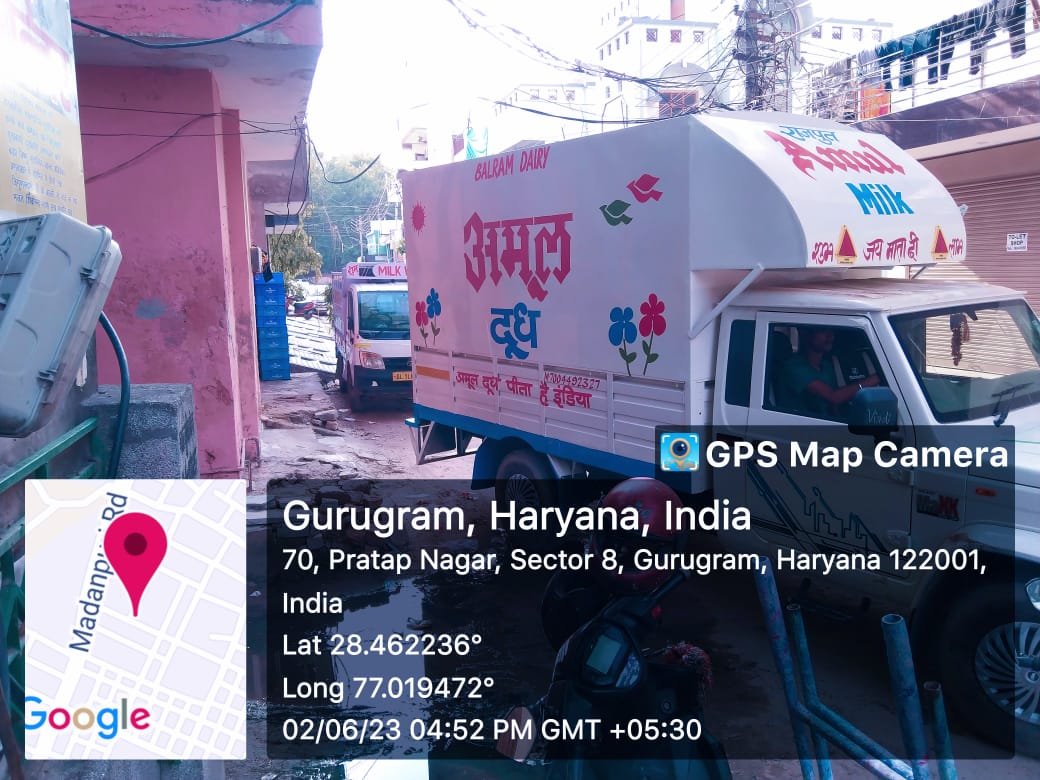 Amul Milk Commercial Vehicle Wrap